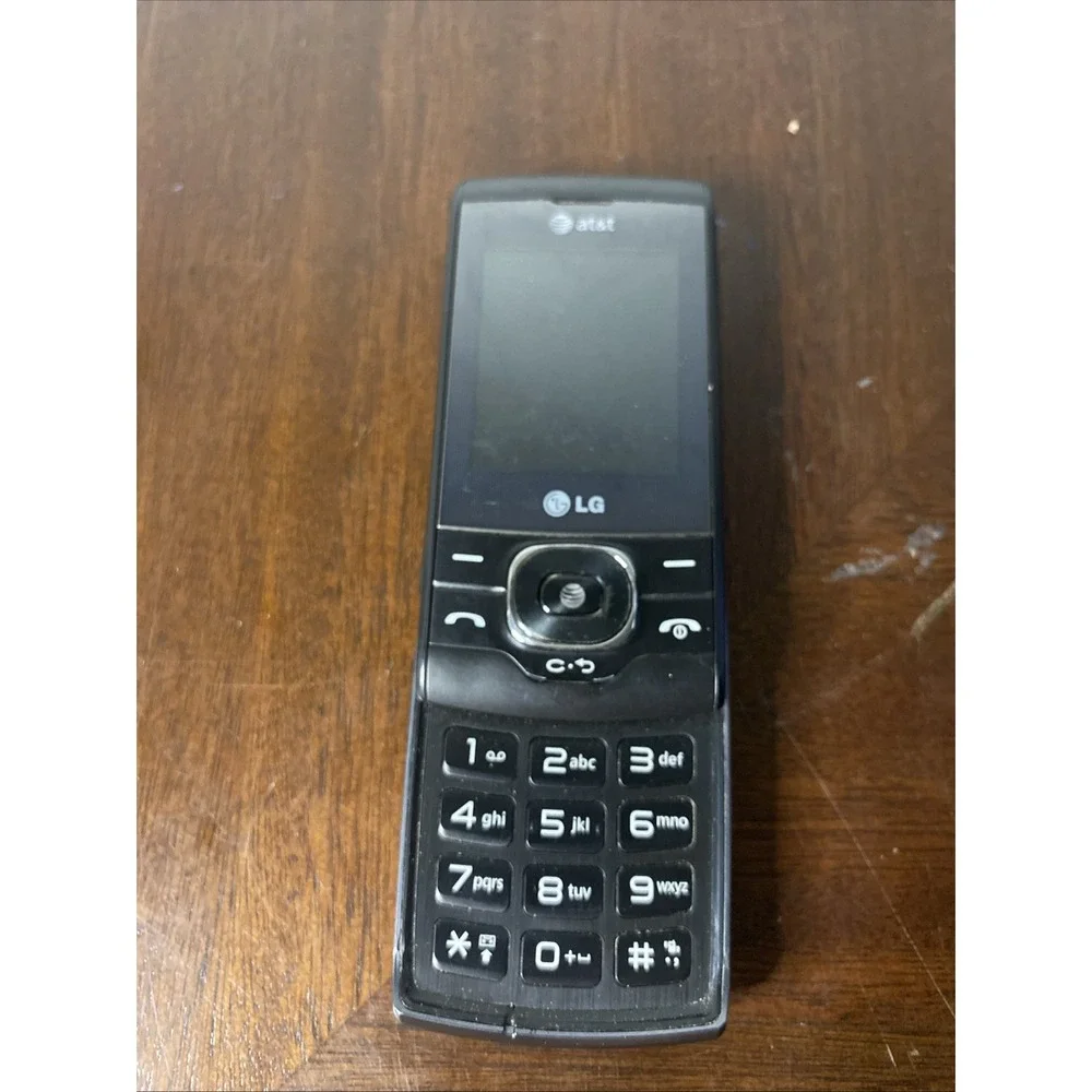 LG GU295 Slide Phone AT&T Black Tested Working Slider Mobile Phone